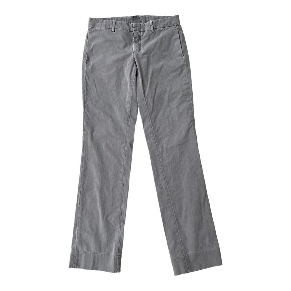 True Religion Casual Flat Front Khaki Gray Mid Rise Pants Size 27